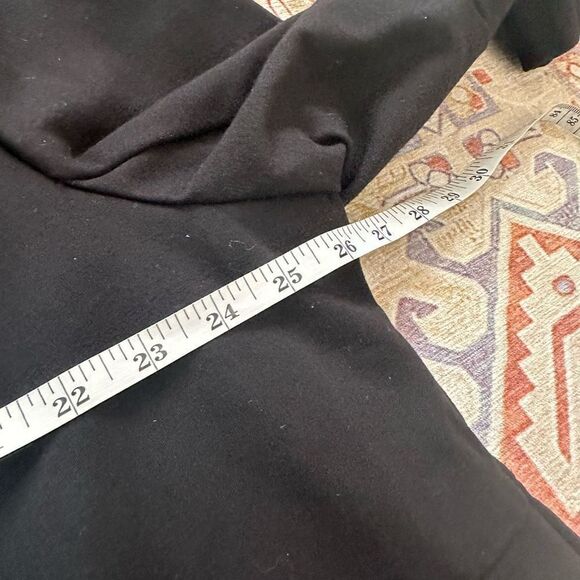 Lane Bryant women’s full zip moto style stretch blazer jacket black size 28 4XL - Picture 6 of 10